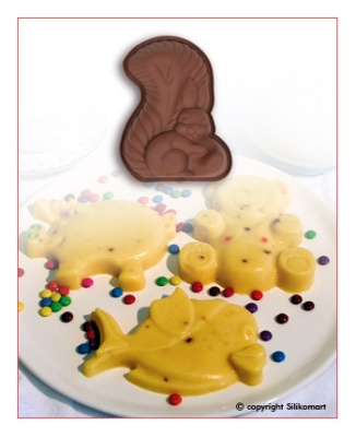 картинка Форма для выпечки UniFlex - "Белочка" (SFT 804) от магазина Crumble-shop.ru