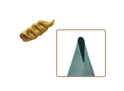 Наконечник - "Роза", 5*20мм. (BX 1405/p) от магазина Crumble-shop.ru картинка Наконечник - "Роза", 5*20мм. (BX 1405/p) от магазина Crumble-shop.ru