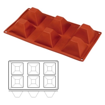 картинка Форма для выпечки HappyFlex - "Пирамида" (HF 03086) от магазина Crumble-shop.ru