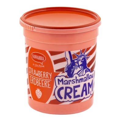 картинка Маршмеллоу - крем Nawarra клубничный 180 гр от магазина Crumble-shop.ru