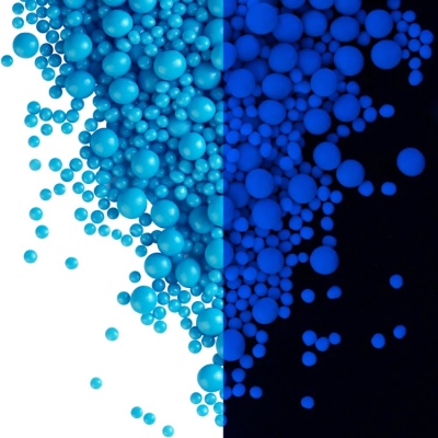 картинка Драже рисовое в глазури - "Неон синий", 50 гр от магазина Crumble-shop.ru