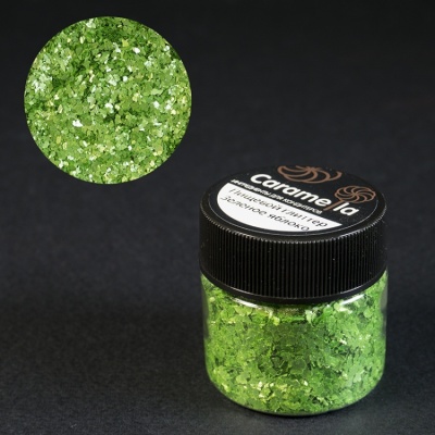 картинка Глиттер Caramella - "Зеленое яблоко" (10 гр) от магазина Crumble-shop.ru