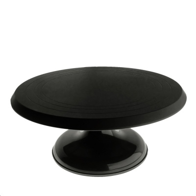 картинка Вращающаяся подставка, металлическая 31 см (цвет черный) от магазина Crumble-shop.ru