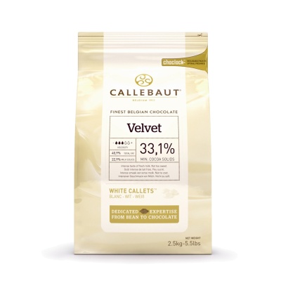 картинка Шоколад Callebaut - Белый Velvet, 32%, 250 гр от магазина Crumble-shop.ru