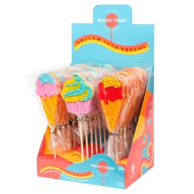 картинка Карамель леденцовая (изомальт) Sweet Ness - Мороженки и капкейки (30 гр) от магазина Crumble-shop.ru