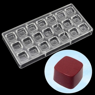 картинка Форма поликарбонатная - "Куб", 12 ячеек, от магазина Crumble-shop.ru