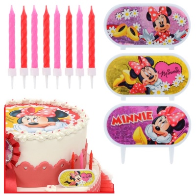 картинка Набор свечей - "Happy" (волна, 14 см) 6 шт от магазина Crumble-shop.ru