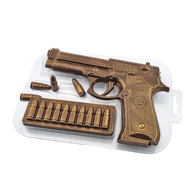 картинка Форма пластиковая для отливки шоколада - "Беретта" от магазина Crumble-shop.ru