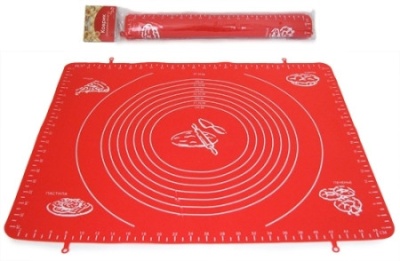 картинка Коврик силиконовый с разметкой (49,5х40х0,01см) от магазина Crumble-shop.ru