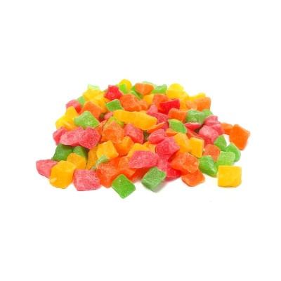 картинка Цукаты фруктовые кубики (ананас), 100 гр от магазина Crumble-shop.ru