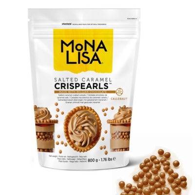 картинка Шоколадные жемчужины Mona Lisa с хруст. слоем - Соленая карамель, 0,8 кг от магазина Crumble-shop.ru