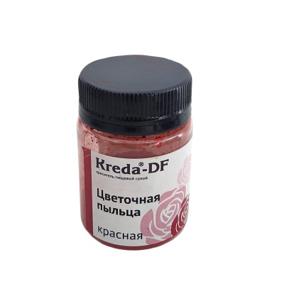 картинка Краситель "Kreda" сухой, цветочная пыльца - Красная, 5 г. от магазина Crumble-shop.ru