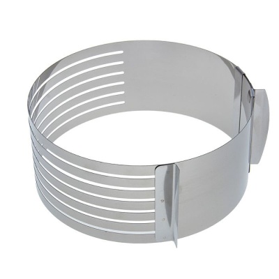 картинка Металлическая форма - "Кольцо раздвижное с прорезями" (d245-300xh85мм) от магазина Crumble-shop.ru