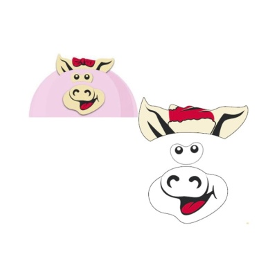 картинка Переводные листы - "Поросенок", 12шт. (64320*R) от магазина Crumble-shop.ru