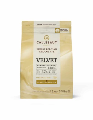картинка Шоколад Callebaut - Белый Velvet, 32%, 250 гр от магазина Crumble-shop.ru