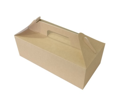 картинка Упаковка для торта сундучок ECO BOX WITH HANDL 285*142*98 мм (200 шт) от магазина Crumble-shop.ru