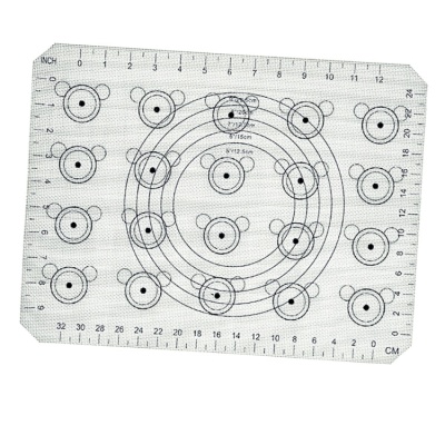 картинка Силиконовый антипригарный белый коврик, 40*30см. (38408) от магазина Crumble-shop.ru