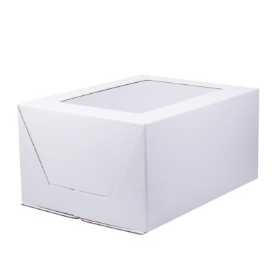 картинка Упаковка для торта 3 кг 300*400h260 с окном от магазина Crumble-shop.ru