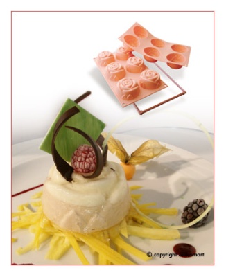 картинка Форма для выпечки SiliconFlex - "Роза" (SF 077) от магазина Crumble-shop.ru