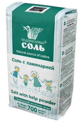 картинка Смесь соль с ламинарией без глютена ТМ Водорослевая соль 700 гр (бум. пакет) от магазина Crumble-shop.ru