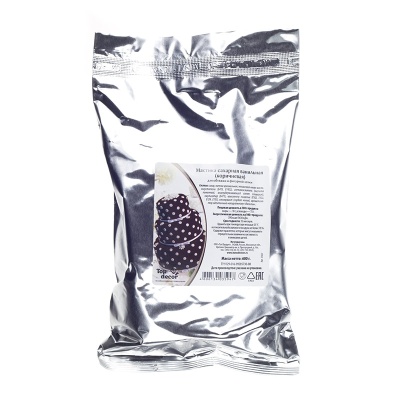 картинка Сахарная мастика ванильная "Топ-декор" - коричневая, 0,6 кг от магазина Crumble-shop.ru