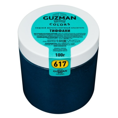 картинка Краситель "Guzman" жирорастворимый - Тиффани, 100 гр от магазина Crumble-shop.ru