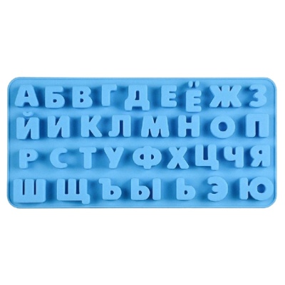 Форма силиконовая  - "Алфавит" от магазина Crumble-shop.ru картинка Форма силиконовая  - "Алфавит" от магазина Crumble-shop.ru