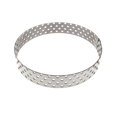 картинка Форма металлическая перфорированная круг 10 см от магазина Crumble-shop.ru