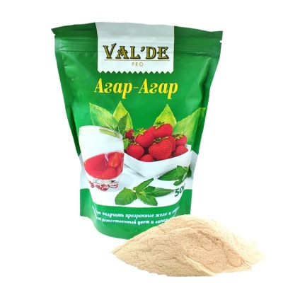 картинка Агар-агар Valde гельагар 1000, 50 гр от магазина Crumble-shop.ru