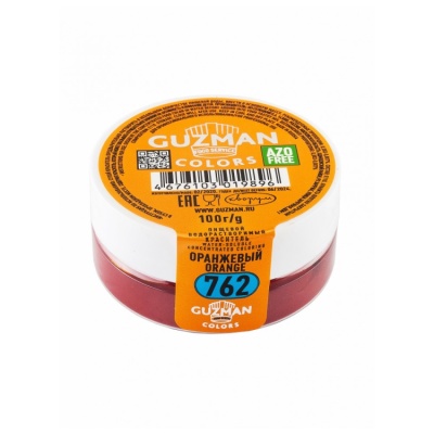 картинка Краситель "Guzman" водорастворимый - Оранжевый (100 гр) от магазина Crumble-shop.ru