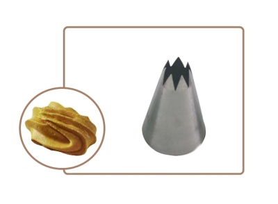 картинка Наконечник - "Открытая звезда", 6мм. (BS 106/p) от магазина Crumble-shop.ru