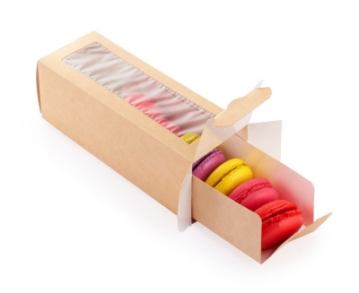 картинка Коробка на 4 капкейка с окном (ECO MUF 4), 150 шт от магазина Crumble-shop.ru