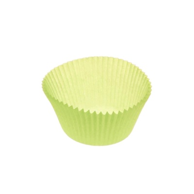 картинка Капсула бумажная круг №3 зеленые (100 шт) от магазина Crumble-shop.ru