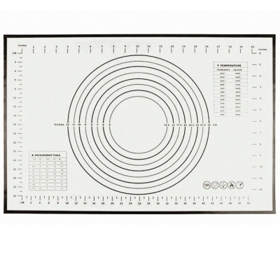 картинка Силиконовый антипригарный коврик c разметкой под торты, 60*40 см от магазина Crumble-shop.ru