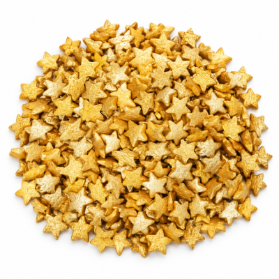 картинка Посыпки - "Звезды золотые", 75 гр от магазина Crumble-shop.ru