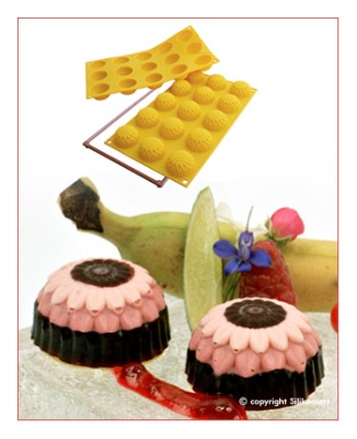 картинка Форма для выпечки SiliconFlex - "Георгин малый" (SF 073) от магазина Crumble-shop.ru