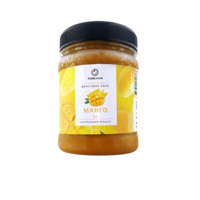 картинка Фруктовое пюре "Puree.Club" - Манго, 250 гр от магазина Crumble-shop.ru