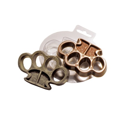 картинка Форма пластиковая для отливки шоколада - "Кастет" от магазина Crumble-shop.ru