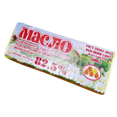 картинка Масло ЮКМП - Корова ГОСТ 82,5 ж, 500 гр от магазина Crumble-shop.ru
