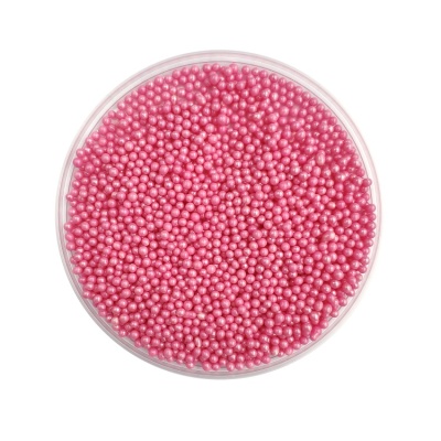 картинка Драже рисовое в глазури - "Розовый жемчуг 2-3 мм", 50 гр от магазина Crumble-shop.ru