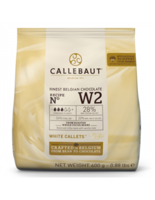 картинка Шоколад Callebaut - Белый, 25.9% (400 гр) (W2-E0-D94) от магазина Crumble-shop.ru