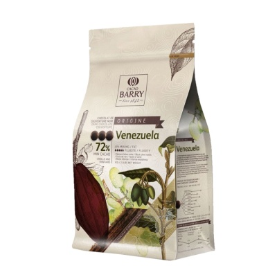 картинка Шоколад Cacao Barry "Venezuela 72%" - горький шоколад, (уп 1 кг) от магазина Crumble-shop.ru