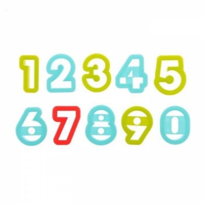 Набор вырубок для печенья - "Цифры" 10 шт. от магазина Crumble-shop.ru картинка Набор вырубок для печенья - "Цифры" 10 шт. от магазина Crumble-shop.ru