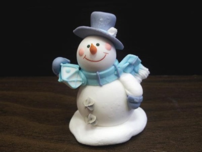 картинка Сахарная фигурка - "Снеговик" (22985/p) от магазина Crumble-shop.ru