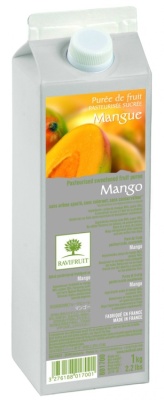картинка Пюре пастеризованное "Ravifruit" - манго, 1 кг от магазина Crumble-shop.ru