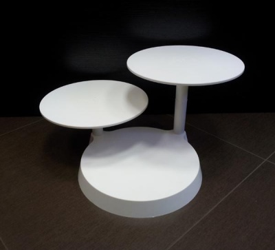 картинка Подставка трехярусная, пластик (30015) от магазина Crumble-shop.ru