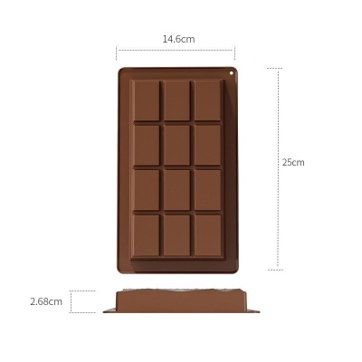картинка Форма силиконовая для Дубайского шоколада - "Плитка классическая" 25*14,6см от магазина Crumble-shop.ru