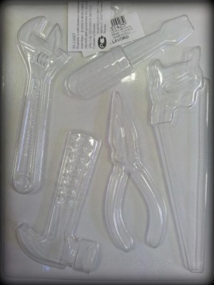 картинка Форма для отливки шоколадных фигурок - "Инструменты" (90-14687) от магазина Crumble-shop.ru