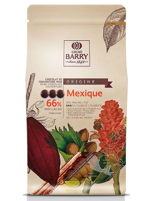 картинка Шоколад Cacao Barry "Mexico origin 66%" - горький шоколад 100 гр от магазина Crumble-shop.ru