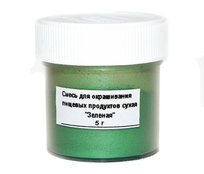 картинка Краситель пищевой "Топ-Декор" сухой - Зеленый (5 гр) от магазина Crumble-shop.ru